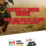 Mozione area cani respinta